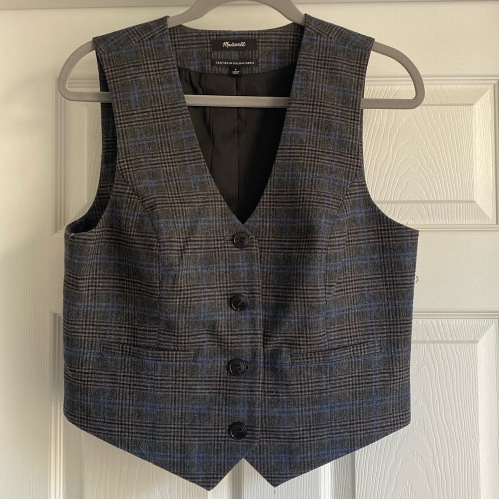 Madewell wool vest - size 6